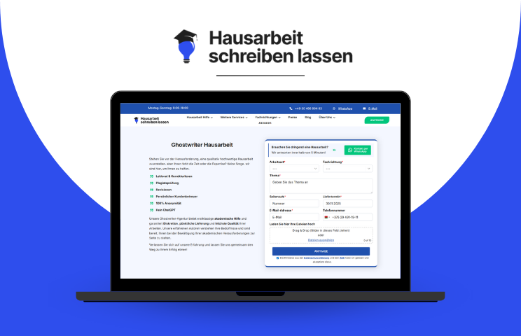 Hausarbeitschreibenlassen
